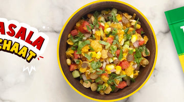 Corn masala Muesli Chaat