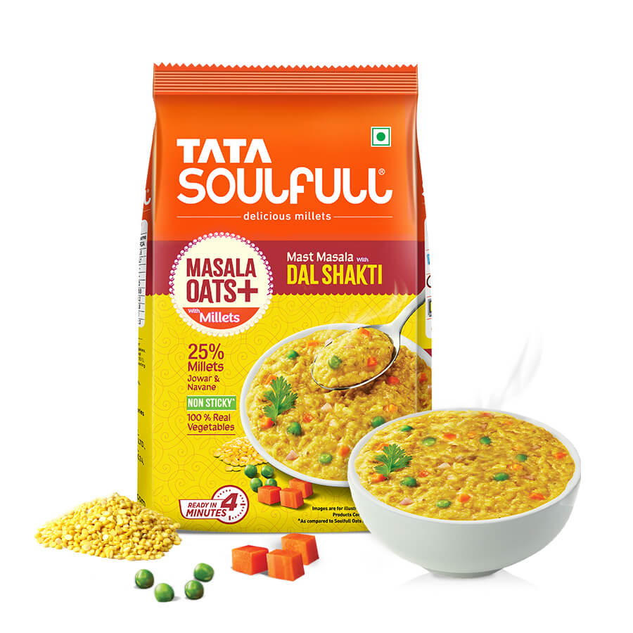 Ragi Bites - No Maida Choco | 375g + Fruit, Nut & Seeds Millet Muesli - 500g + SF MasalaOats+ Dal Masala 500g