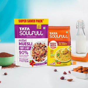 SF MasalaOats+ Dal Masala 500g + Millet Muesli - Fruit & Nut | 700g