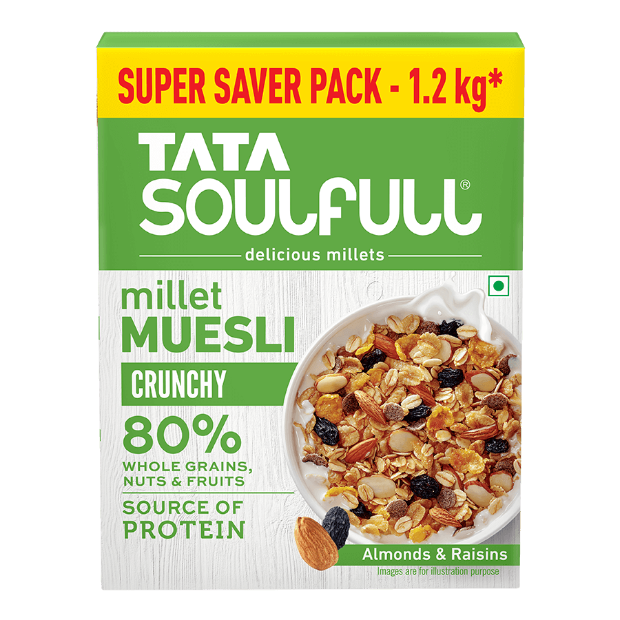 SF Millet Muesli Fruit & Nut B2G1 1.2kg + SF Millet Muesli Crunchy B2G1 1.2kg